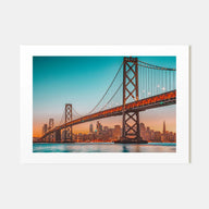 Bay Area Landscape Color No 2 Poster