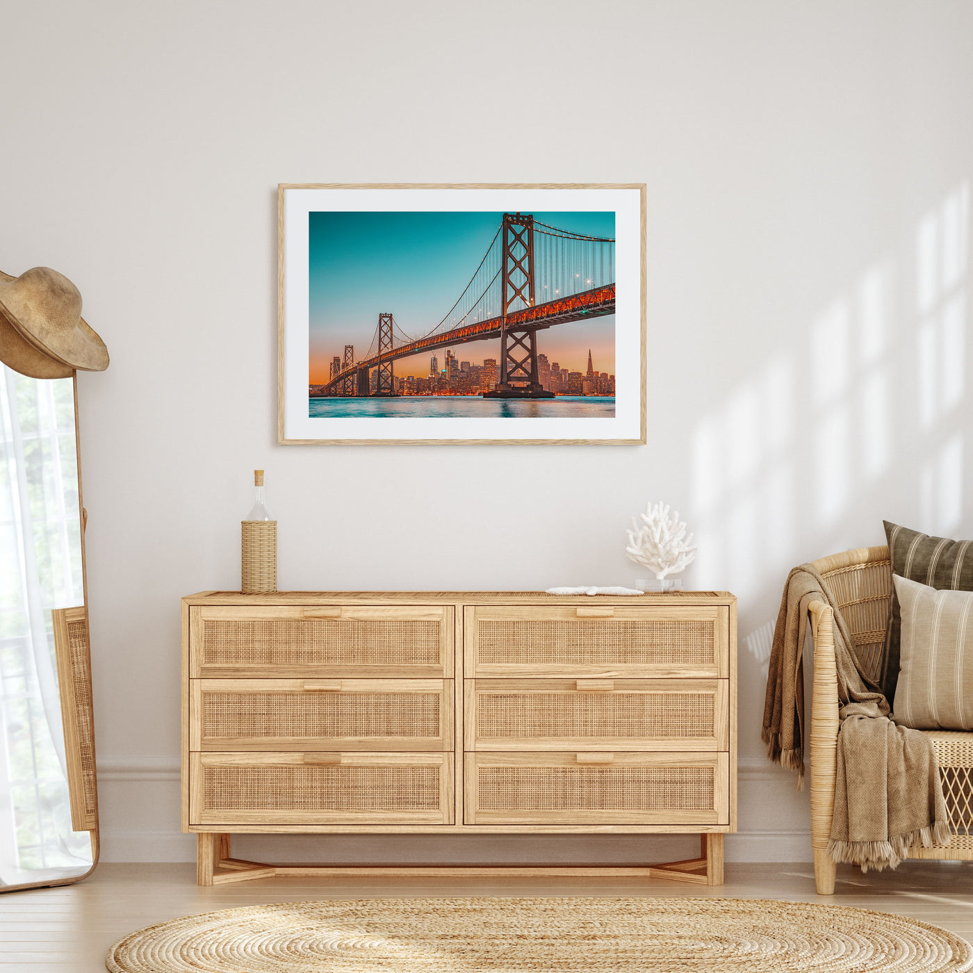Bay Area Landscape Color No 2 Poster