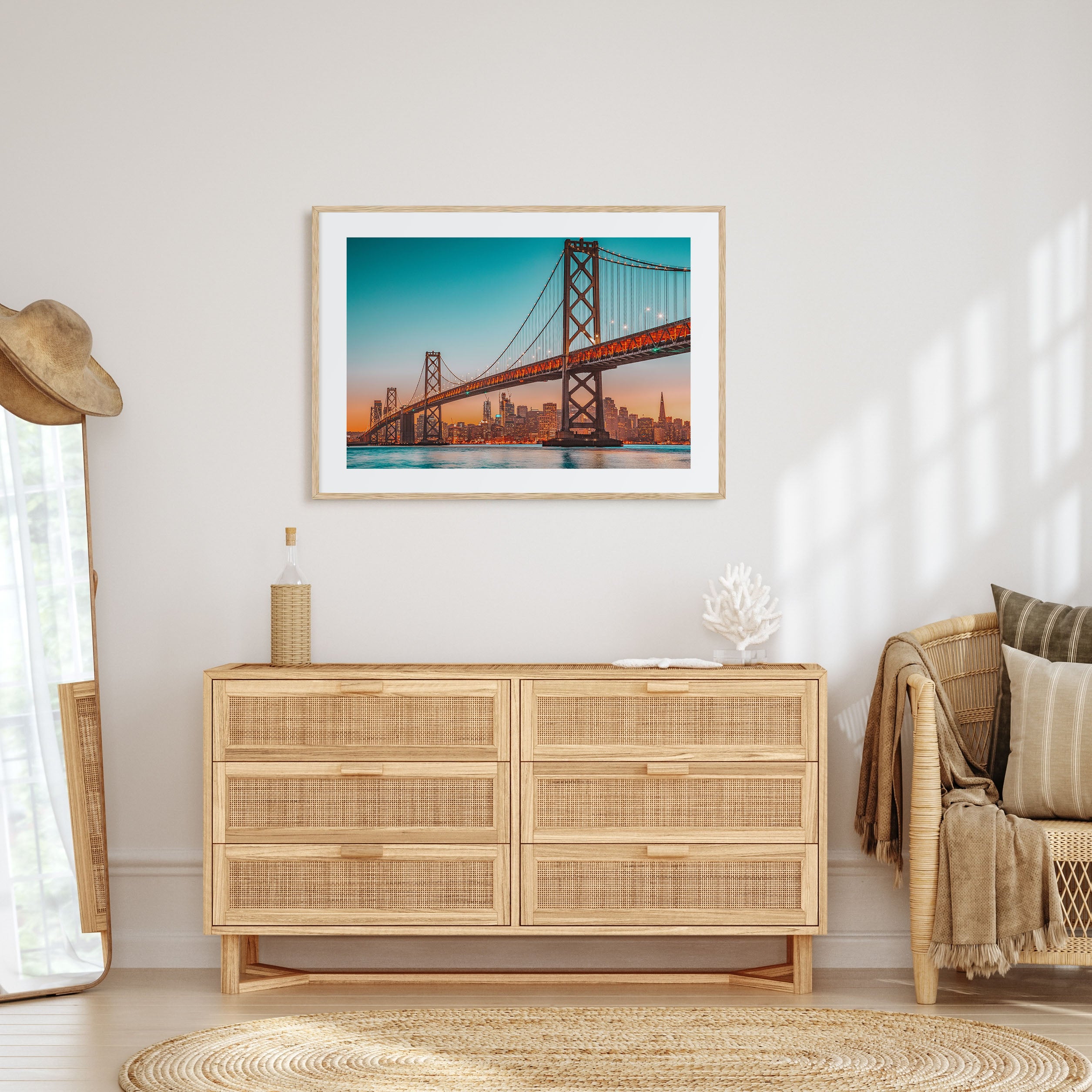Bay Area Landscape Color No 2 Poster