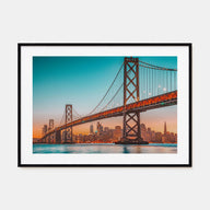 Bay Area Landscape Color No 2 Poster