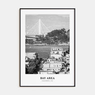 Bay Area Portrait B&W No 1 Poster