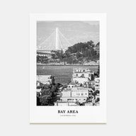Bay Area Portrait B&W No 1 Poster