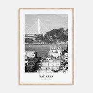 Bay Area Portrait B&W No 1 Poster