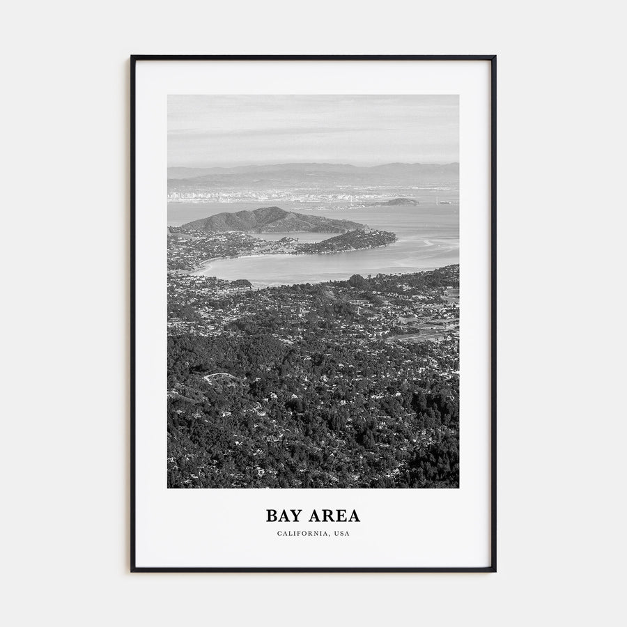 Bay Area Portrait B&W No 2 Poster