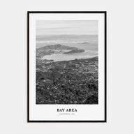 Bay Area Portrait B&W No 2 Poster