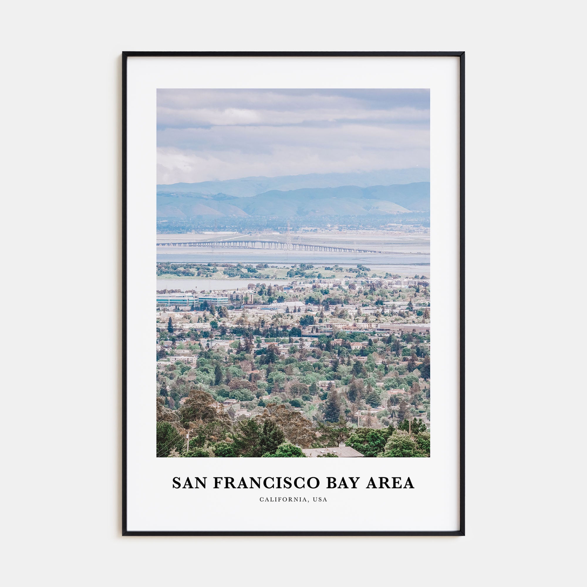 Bay Area Portrait Color No 2 Poster
