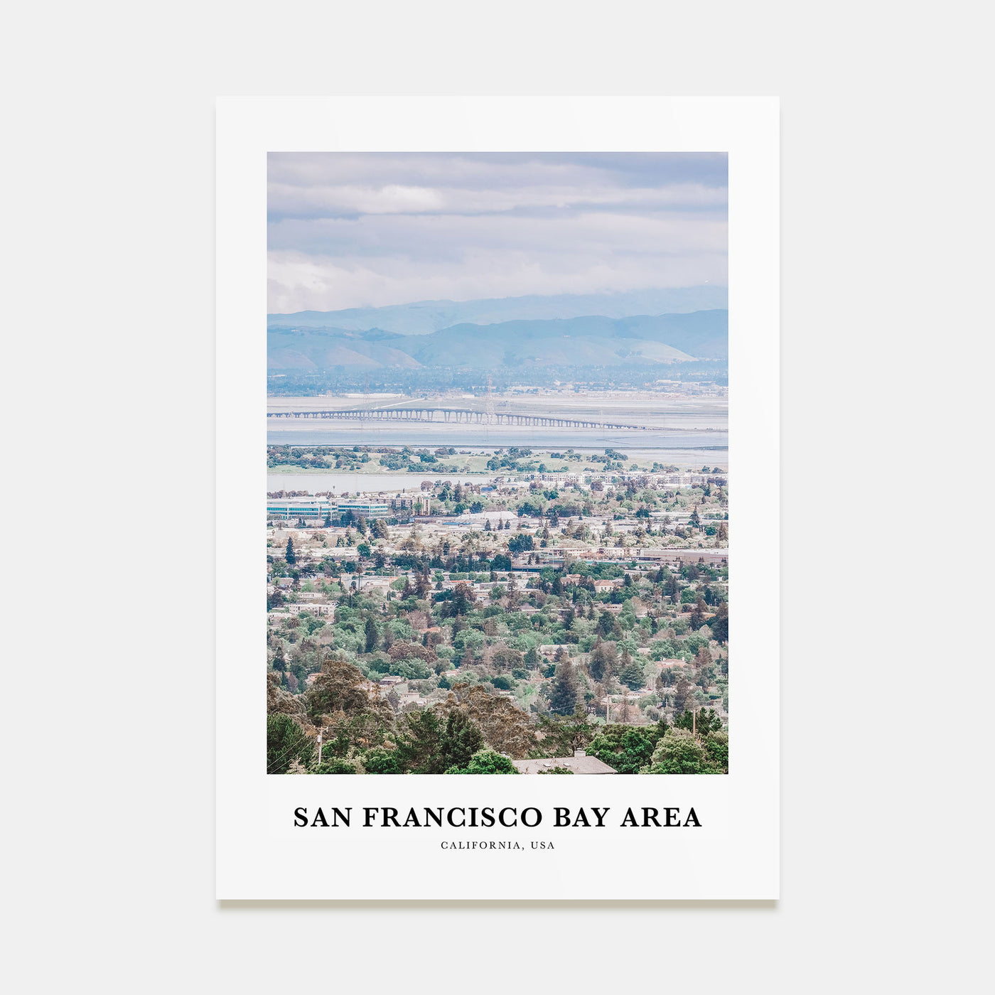 Bay Area Portrait Color No 2 Poster