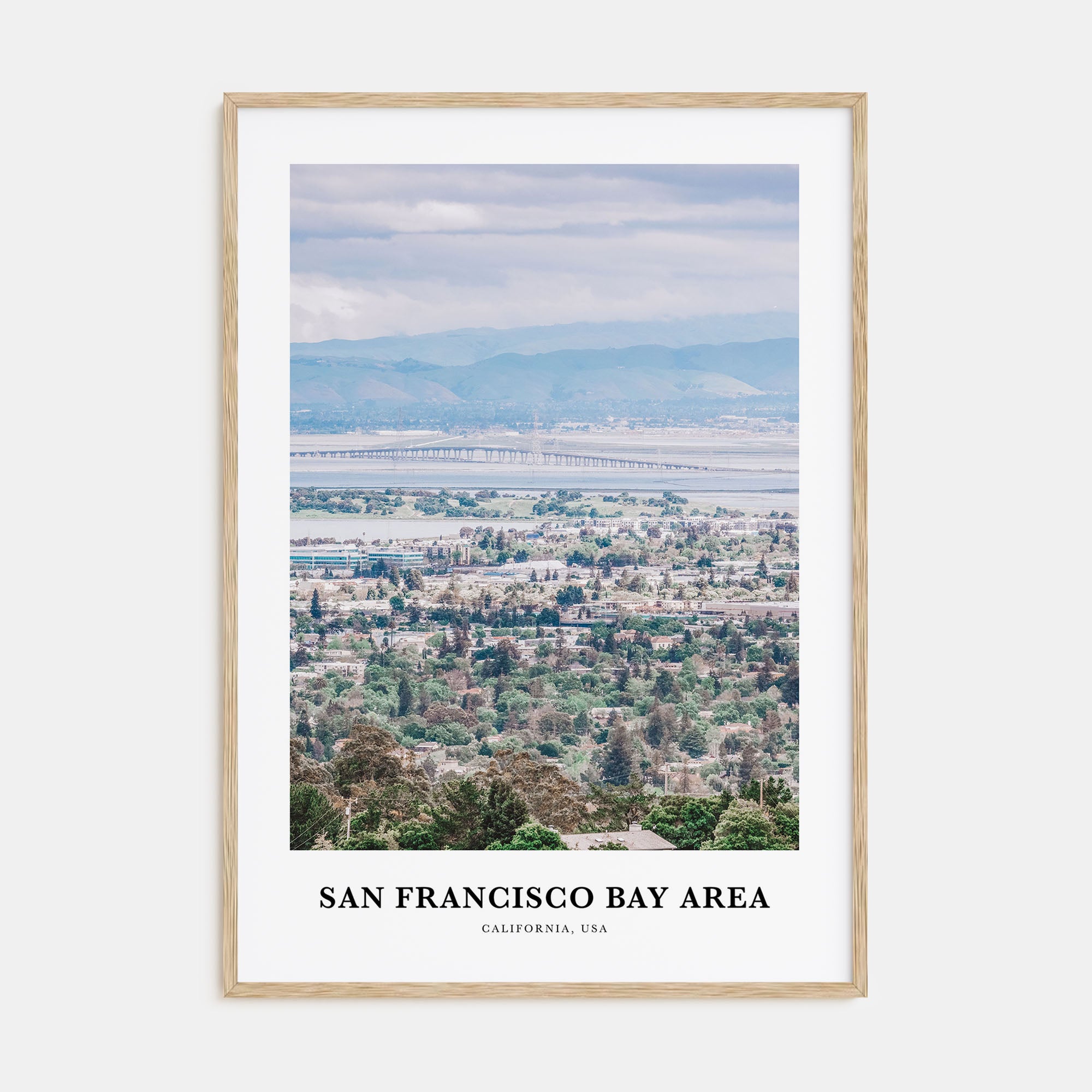 Bay Area Portrait Color No 2 Poster