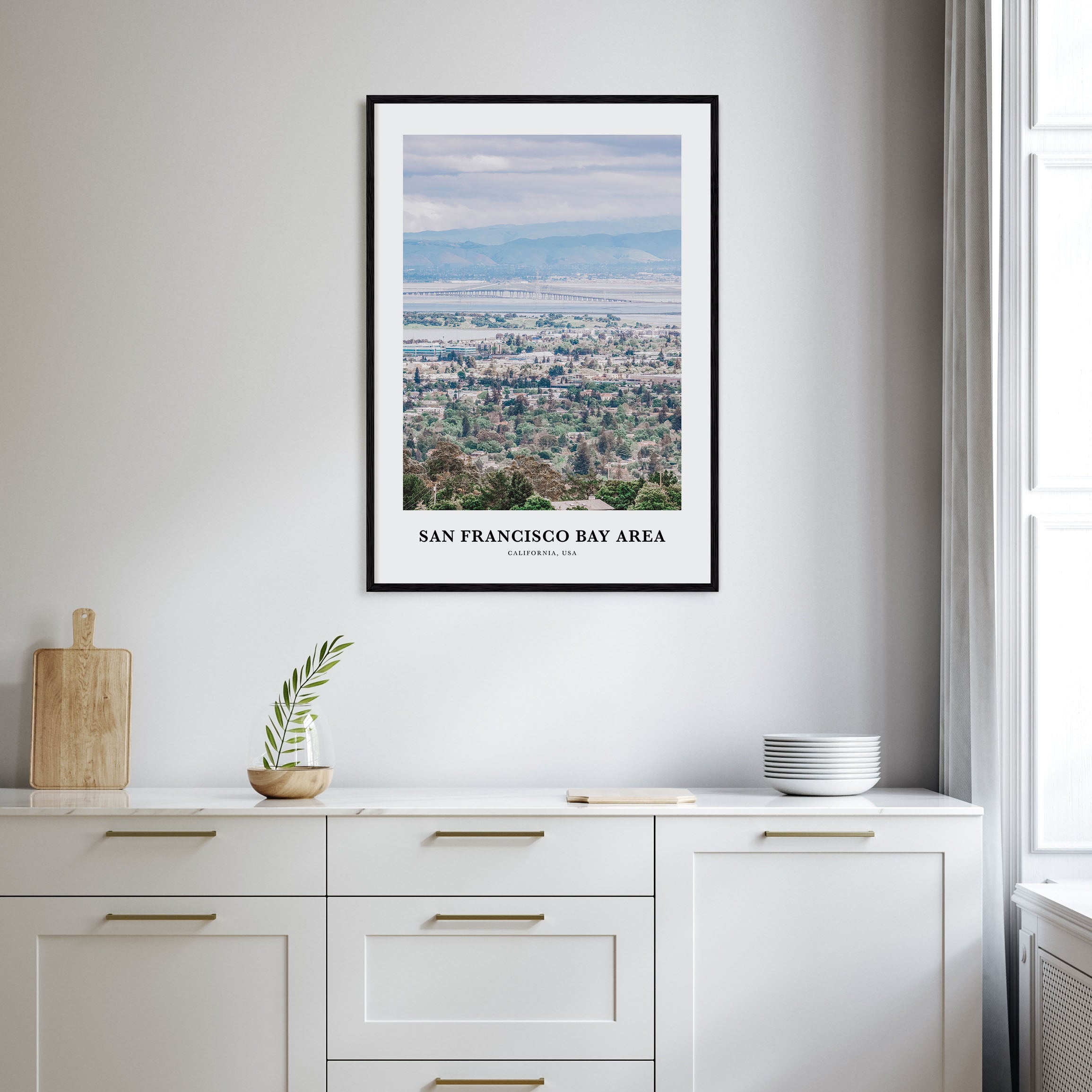Bay Area Portrait Color No 2 Poster