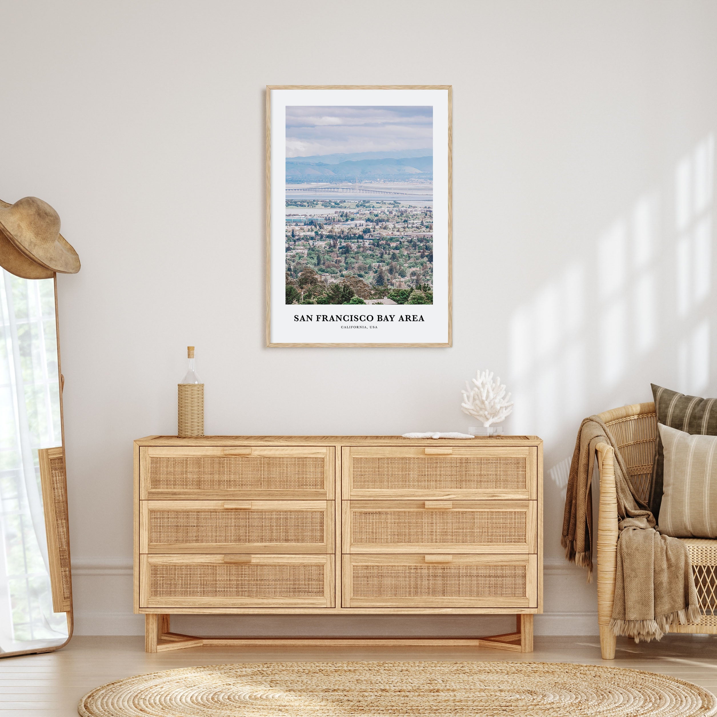 Bay Area Portrait Color No 2 Poster