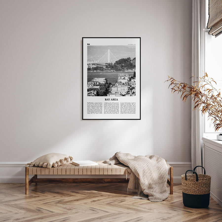 Bay Area Travel B&W No 1 Poster