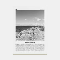 Bay Harbor Travel B&W Poster
