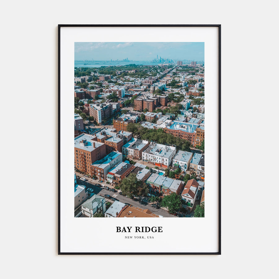 Bay Ridge Portrait Color Poster