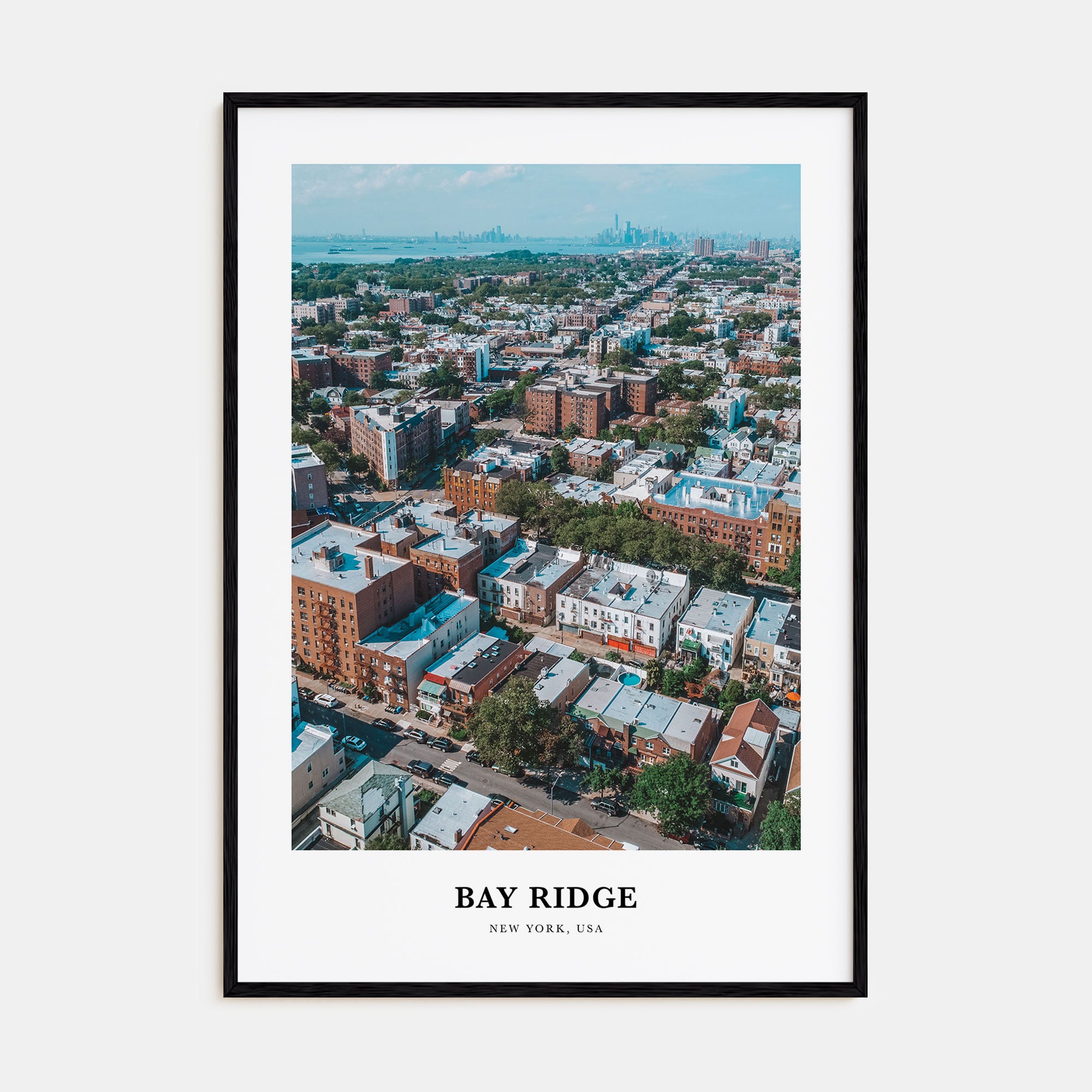 Bay Ridge Portrait Color Poster
