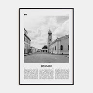 Bayamo Travel B&W Poster