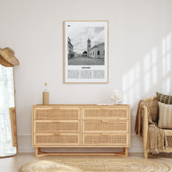 Bayamo Travel B&W Poster