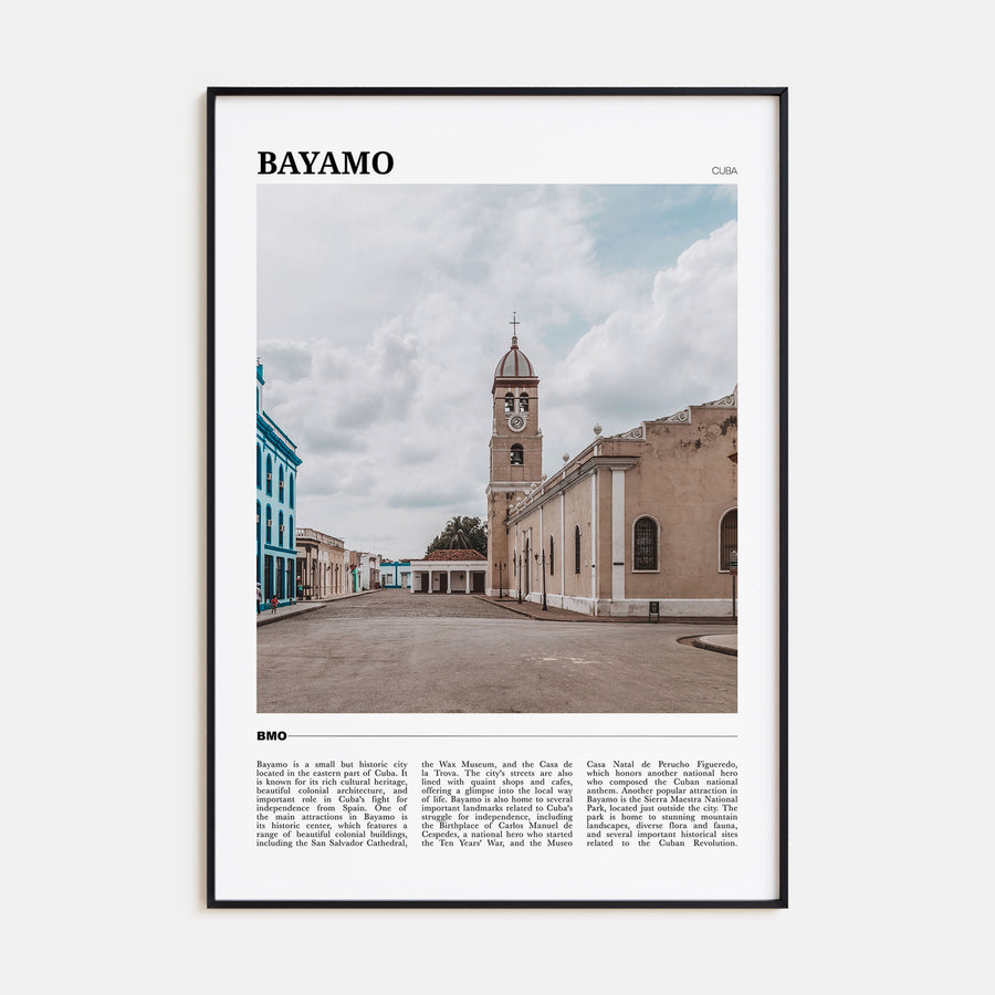 Bayamo Travel Color Poster