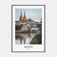 Bayonne, France Portrait Color Poster