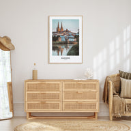 Bayonne, France Portrait Color Poster