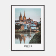 Bayonne, France Portrait Color Poster