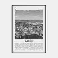 Bayonne, New Jersey Travel B&W Poster