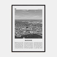 Bayonne, New Jersey Travel B&W Poster