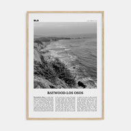 Baywood-Los Osos Travel B&W Poster