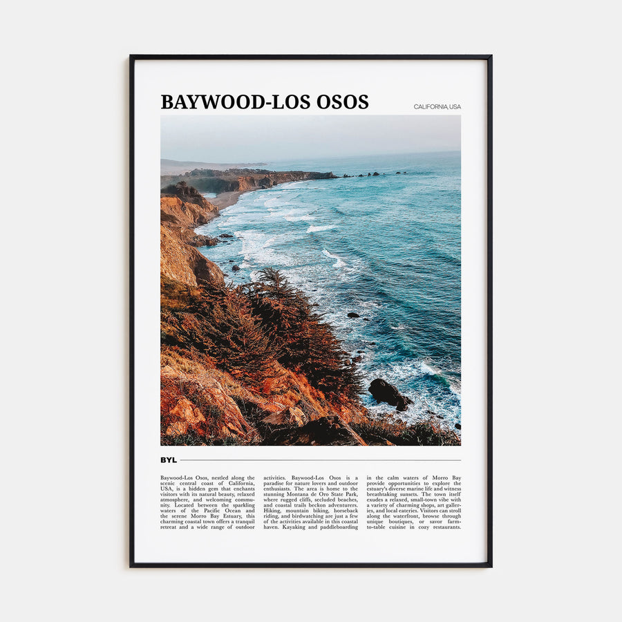 Baywood-Los Osos Travel Color Poster