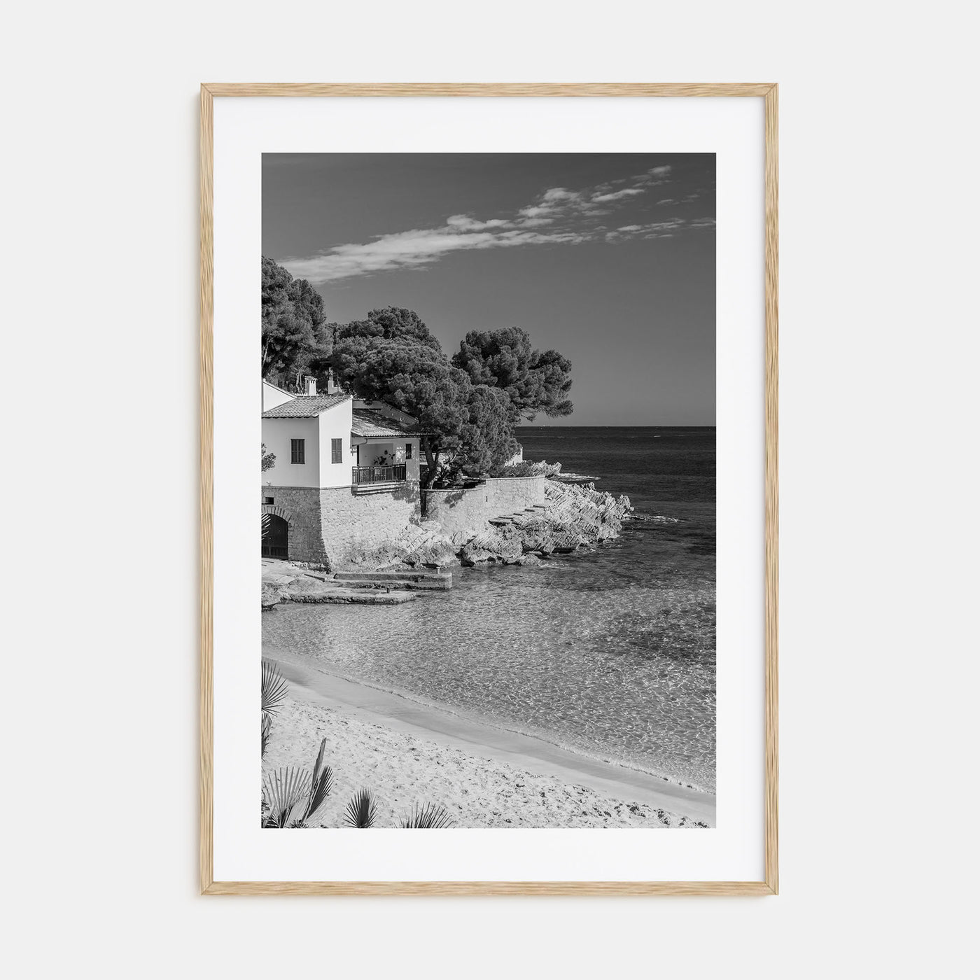 Beach House Photo B&W No 1 Poster