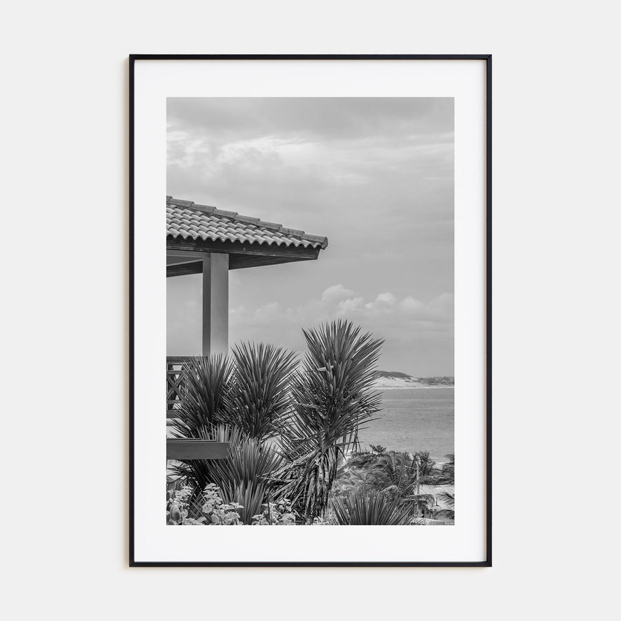 Beach House Photo B&W No 2 Poster