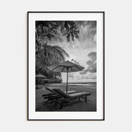 Beach Photo B&W No 1 Poster