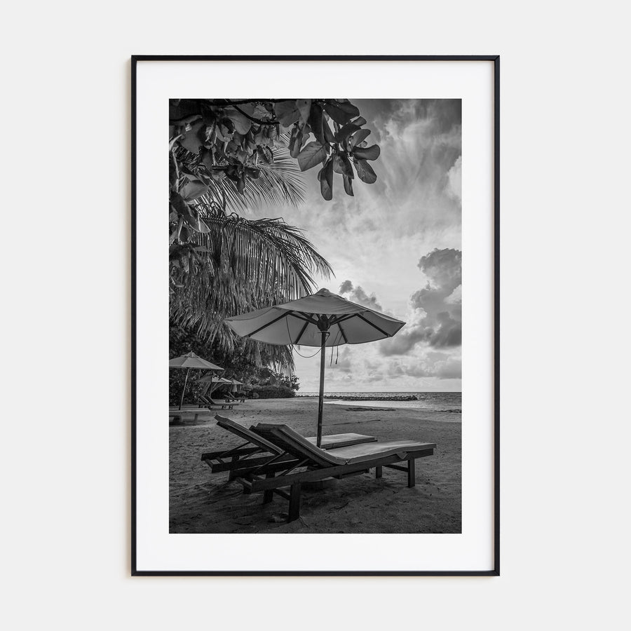 Beach Photo B&W No 1 Poster