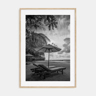 Beach Photo B&W No 1 Poster