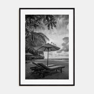 Beach Photo B&W No 1 Poster