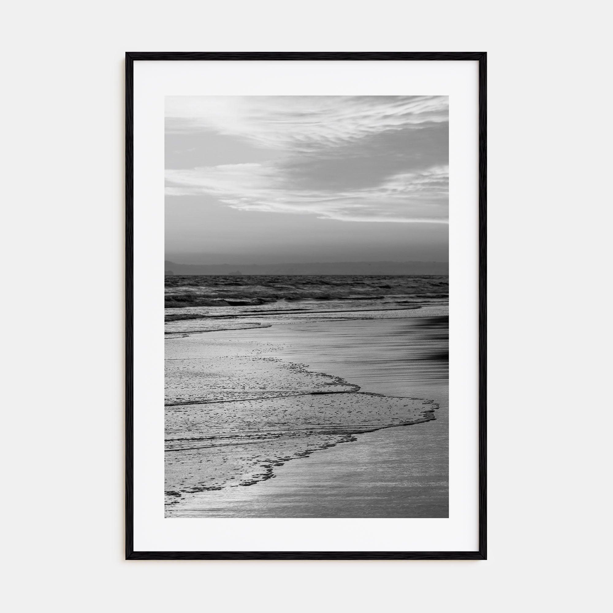 Beach Photo B&W No 2 Poster