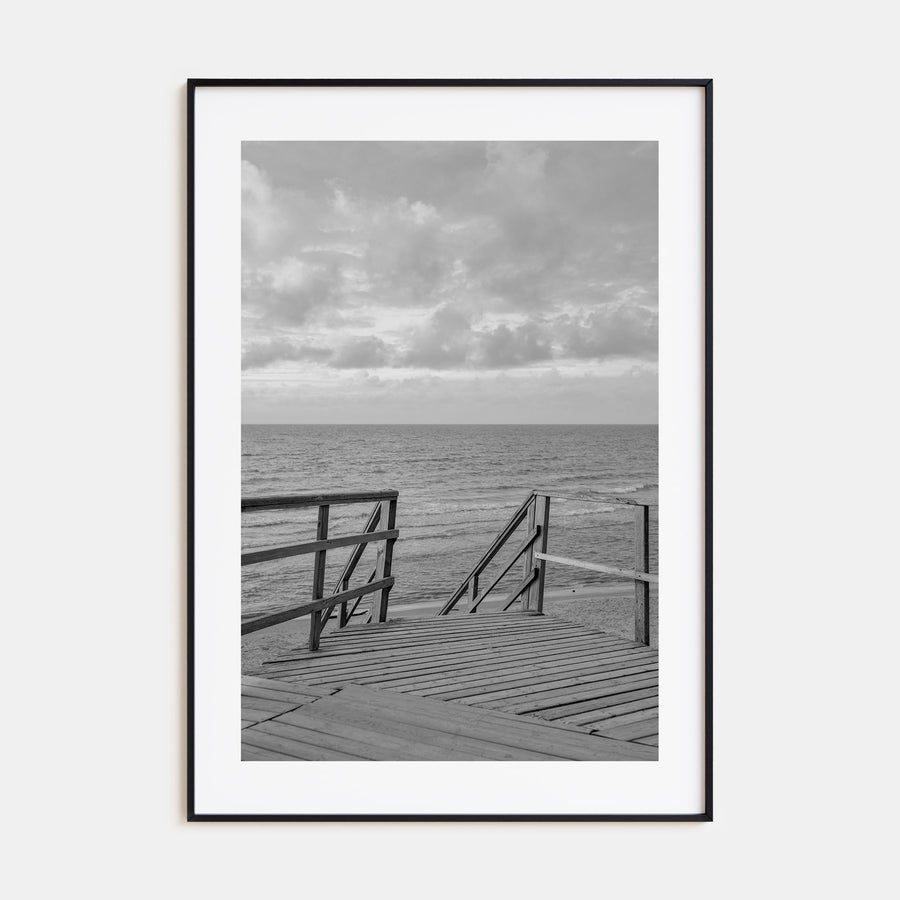 Beach Trail Photo B&W No 2 Poster