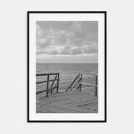 Beach Trail Photo B&W No 2 Poster