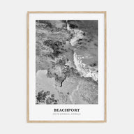 Beachport Portrait B&W No 1 Poster