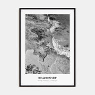 Beachport Portrait B&W No 1 Poster