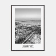 Beachport Portrait B&W No 2 Poster
