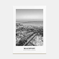 Beachport Portrait B&W No 2 Poster