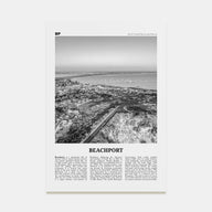 Beachport Travel B&W No 1 Poster