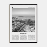 Beachport Travel B&W No 1 Poster