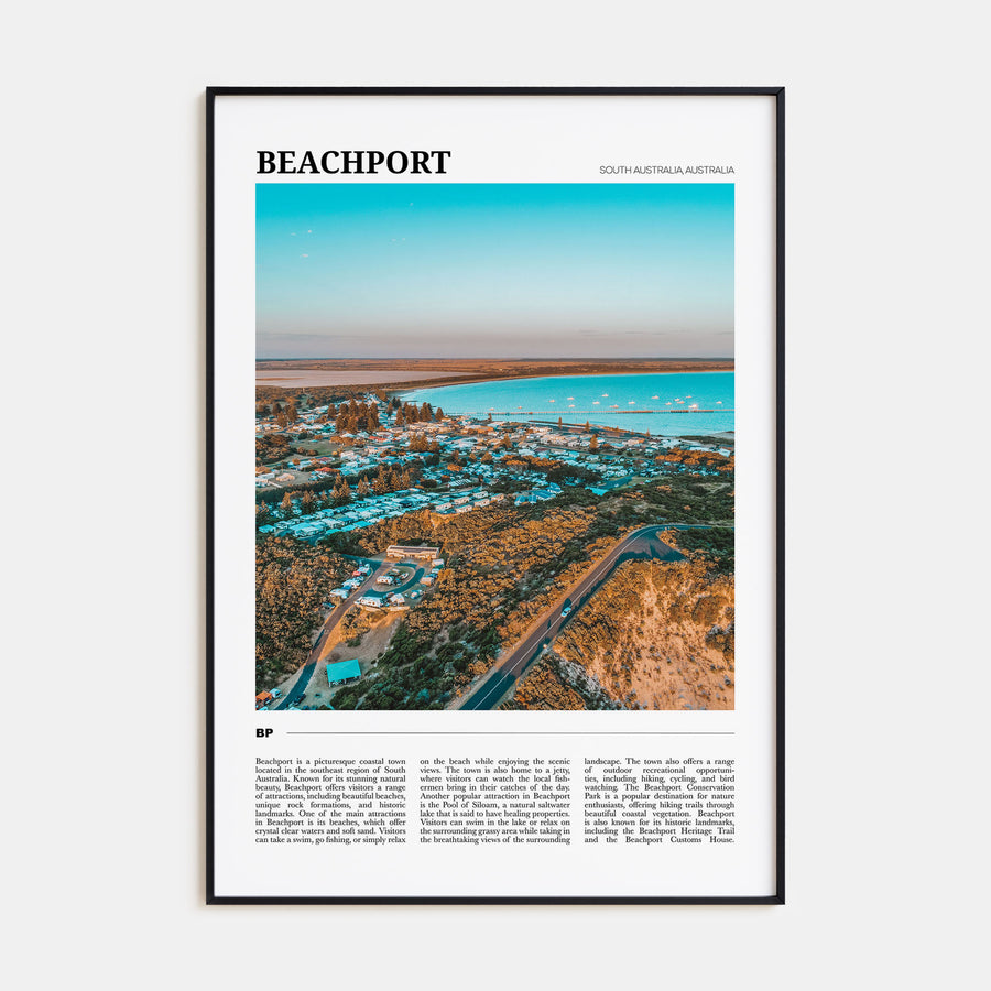 Beachport Travel Color Poster