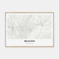 Beacon Map Landscape Poster