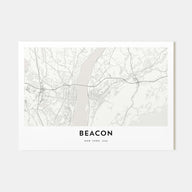Beacon Map Landscape Poster