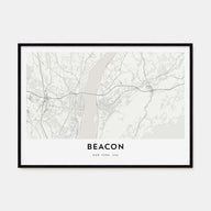 Beacon Map Landscape Poster