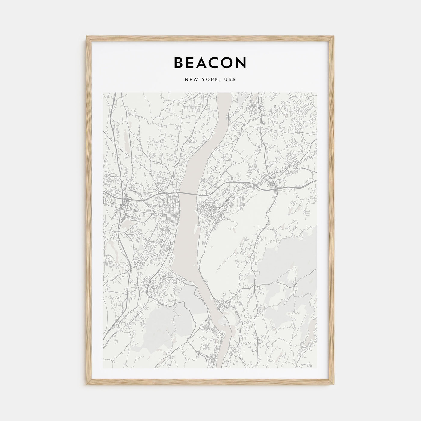 Beacon Map Portrait Poster