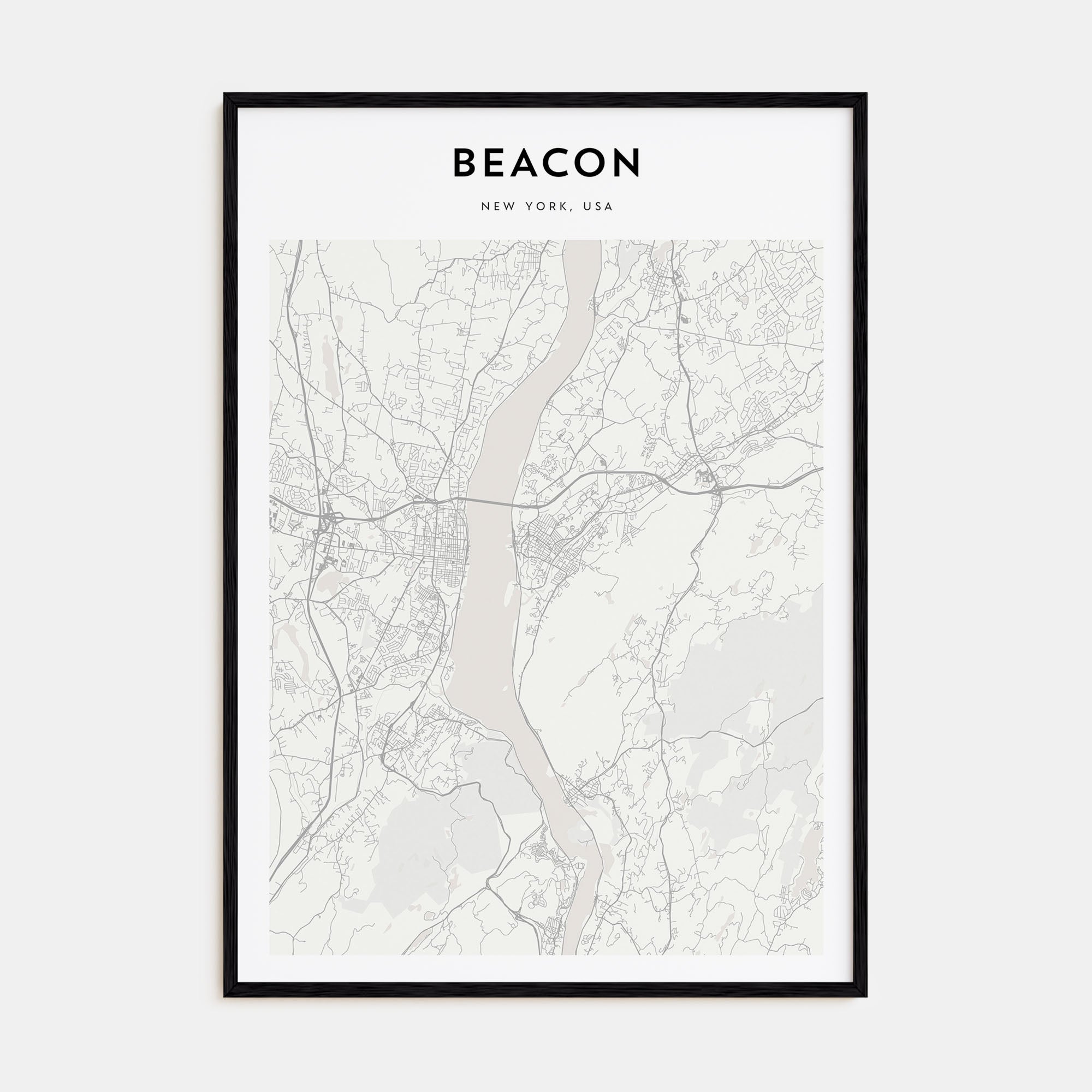 Beacon Map Portrait Poster