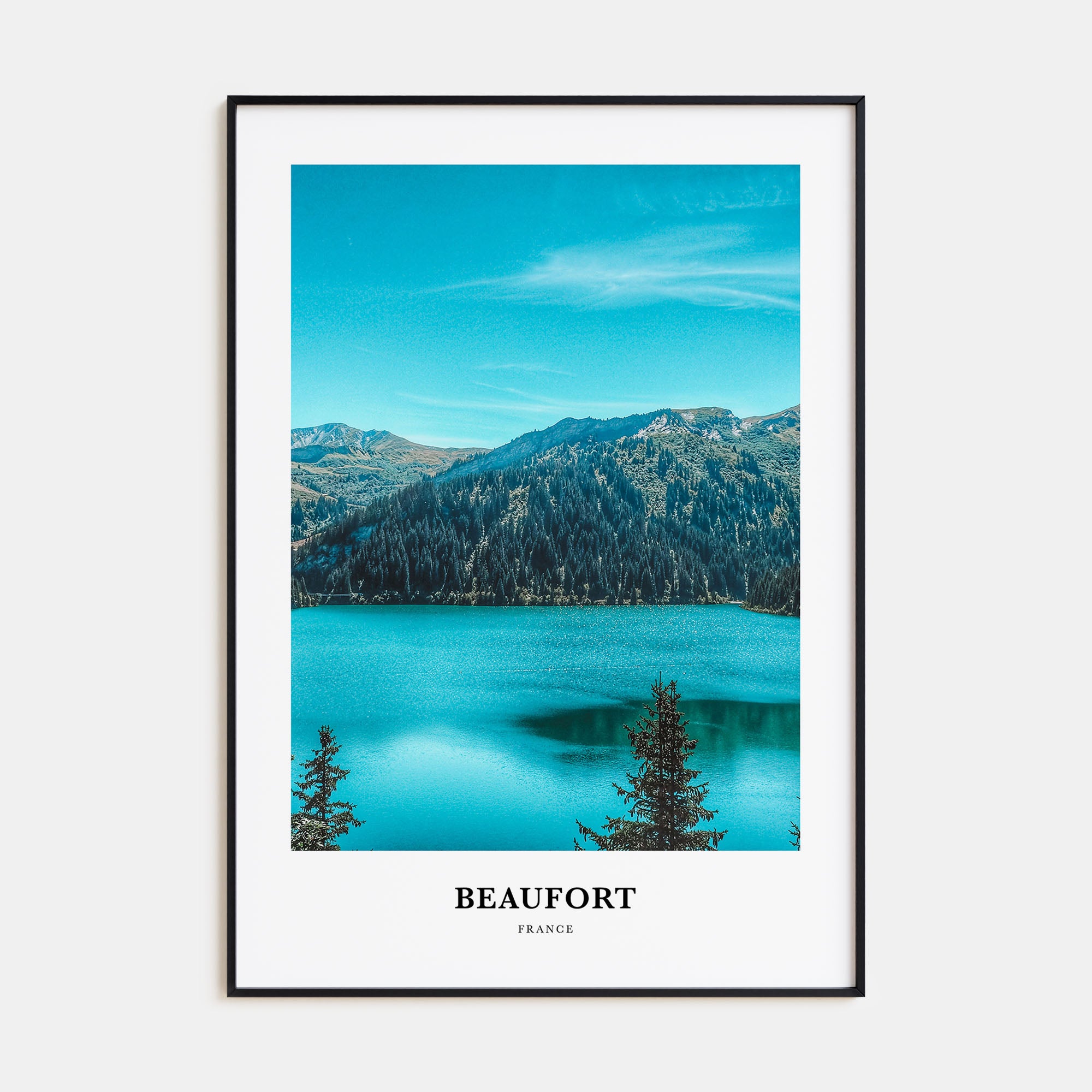Beaufort, France Portrait Color Poster